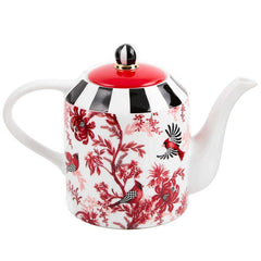 MacKenzie-Childs Cardinal Toile Teapot