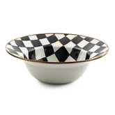 MacKenzie-Childs Courtly Check Enamel Serving Bowl