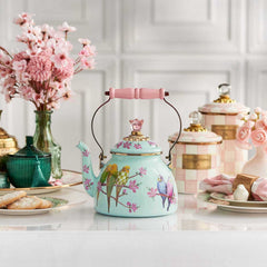 MacKenzie-Childs Parakeet Party 2 Quart Tea Kettle – 2024 Limited Edition