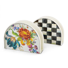 MacKenzie-Childs Courtly Check Enamel Napkin Holder