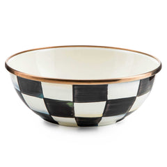 MacKenzie-Childs Courtly Check Enamel Everyday Bowl