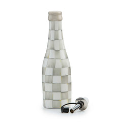 MacKenzie-Childs Sterling Check Farmhouse Oil Cruet