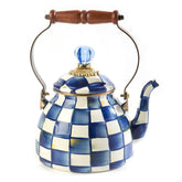 MacKenzie-Childs Royal Check Enamel Tea Kettle – 1.89 L