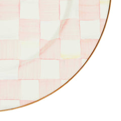 MacKenzie-Childs Rosy Check Charger/Plate