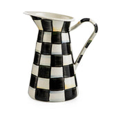 MacKenzie-Childs Courtly Check Enamel Practical Pitcher – Medium