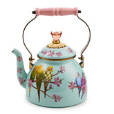 MacKenzie-Childs Parakeet Party 2 Quart Tea Kettle – 2024 Limited Edition