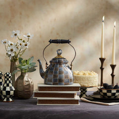 MacKenzie-Childs Sophisticheck 2 Quart Tea Kettle – 2024 Limited Edition
