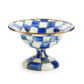 MacKenzie-Childs Royal Check Enamel Compote – Small