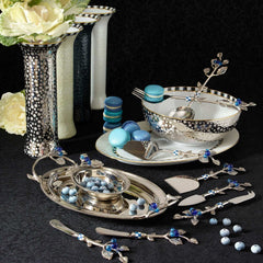MacKenzie-Childs SoHo Serving Bowl – Platinum