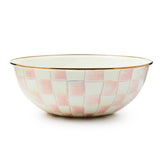 MacKenzie-Childs Rosy Check Extra Large Everyday Bowl