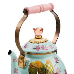 MacKenzie-Childs Parakeet Party 2 Quart Tea Kettle – 2024 Limited Edition