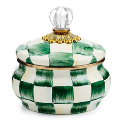MacKenzie-Childs Check Squashed Pot