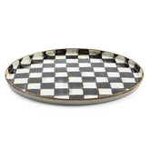MacKenzie-Childs Courtly Check Enamel Round Tray