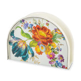 MacKenzie-Childs Flower Market Napkin Holder – White