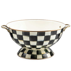 MacKenzie-Childs Courtly Check Enamel Everything Bowl – Large