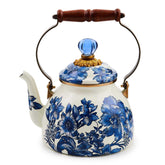 MacKenzie-Childs Royal English Garden 2 Quart Tea Kettle – 1.89 L