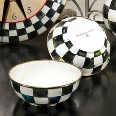 MacKenzie-Childs Courtly Check Enamel Everyday Bowl