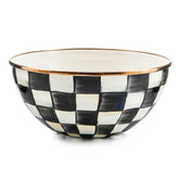MacKenzie-Childs Courtly Check Enamel Everyday Bowl – Small