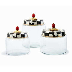 MacKenzie-Childs Courtly Check Kitchen Canisters