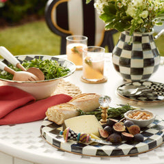 MacKenzie-Childs Courtly Check Enamel Cheese Course
