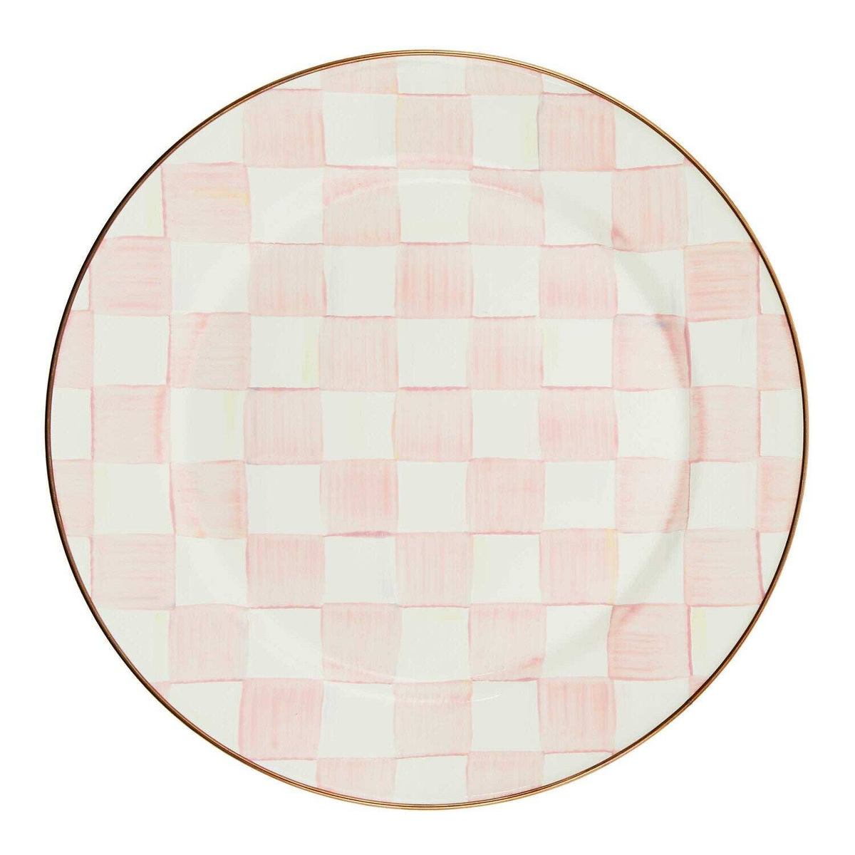 MacKenzie-Childs Rosy Check Charger/Plate