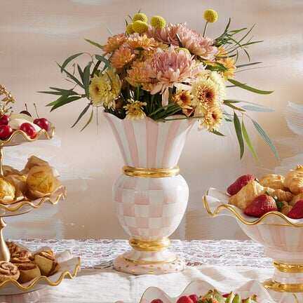 MacKenzie-Childs Check Great Vase