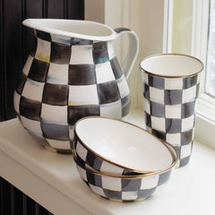 MacKenzie-Childs Courtly Check Enamel Everyday Bowl