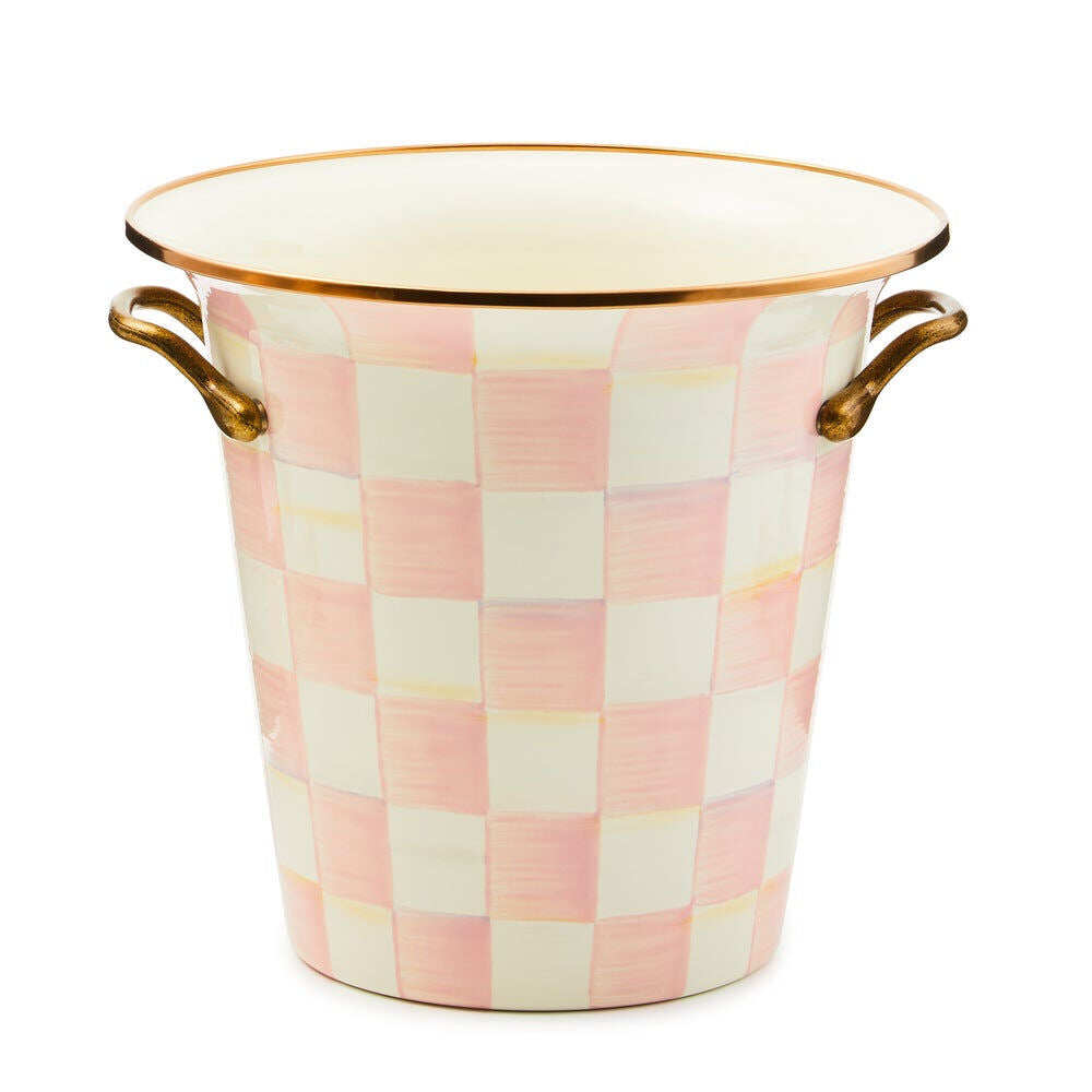 MacKenzie-Childs Rosy Check Wine Cooler
