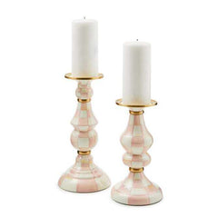 MacKenzie-Childs Enamel Pillar Candlestick Holder