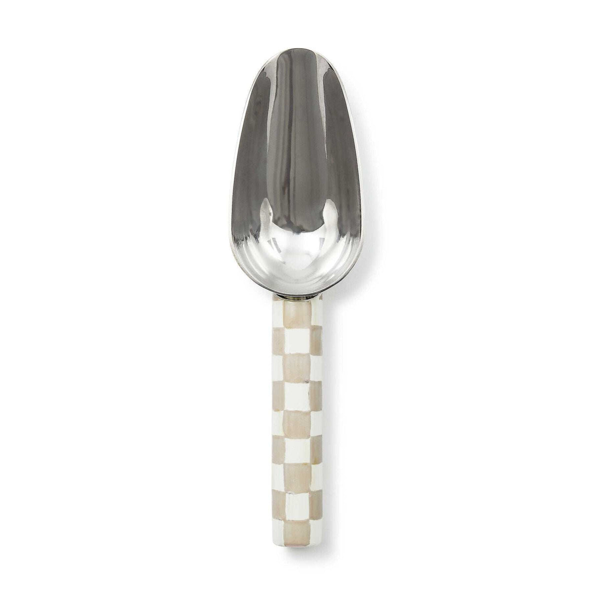 MacKenzie-Childs Mocha Check Small Scoop
