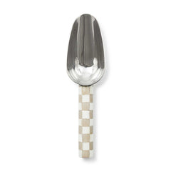 MacKenzie-Childs Mocha Check Small Scoop