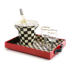 MacKenzie-Childs Courtly Check Enamel Wine Cooler