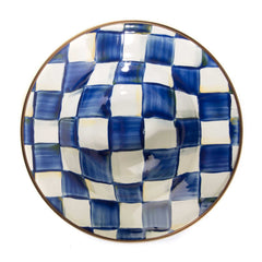 MacKenzie-Childs Royal Check Enamel Breakfast Bowl