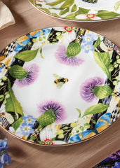 MacKenzie-Childs Thistle & Bee Charger
