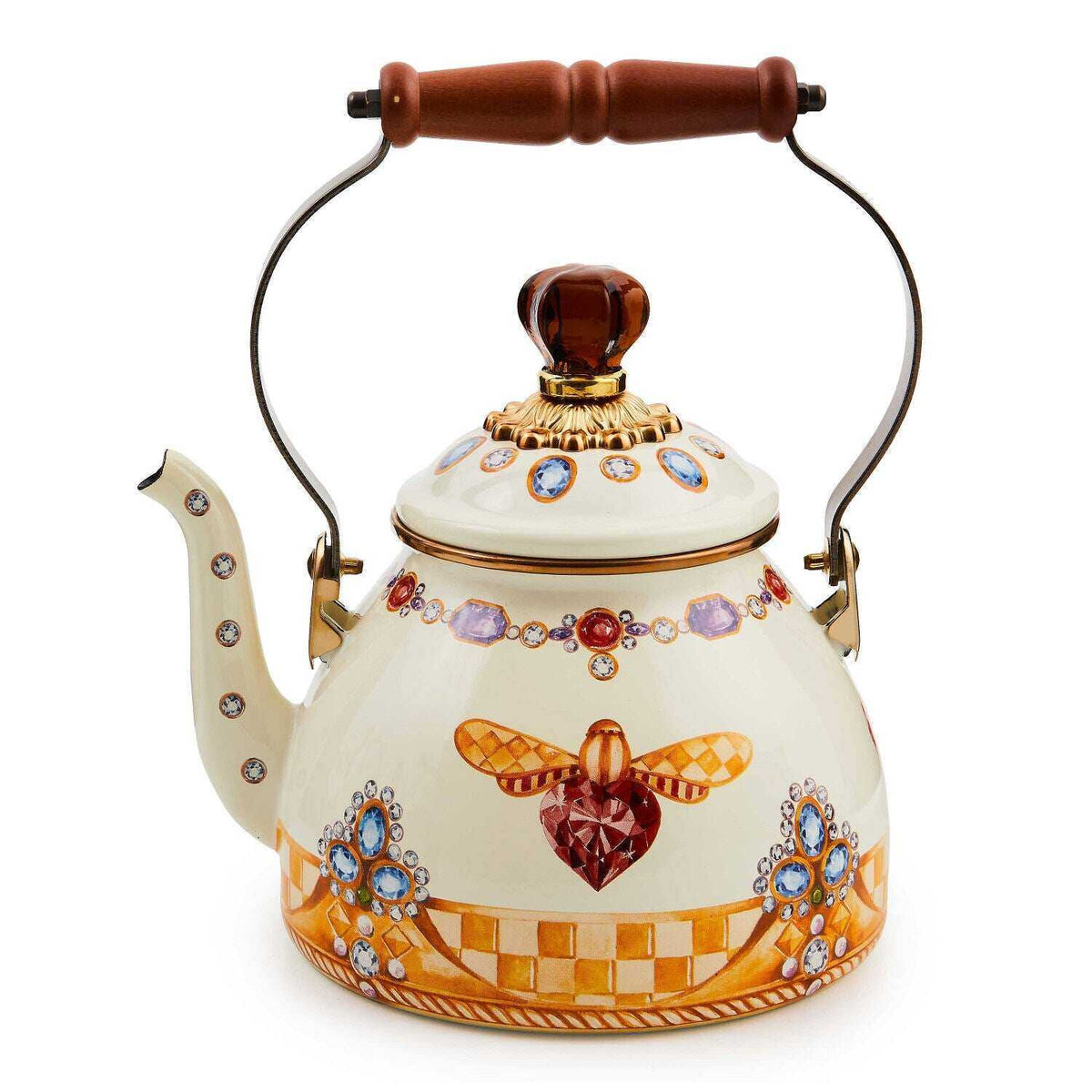 MacKenzie-Childs Queen Bee 2 Quart Tea Kettle – 2024 Limited Edition