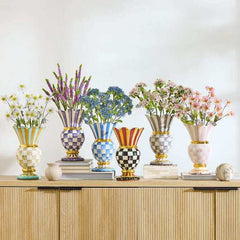 MacKenzie-Childs Check Great Vase
