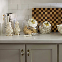 MacKenzie-Childs Mocha Check Small Scoop