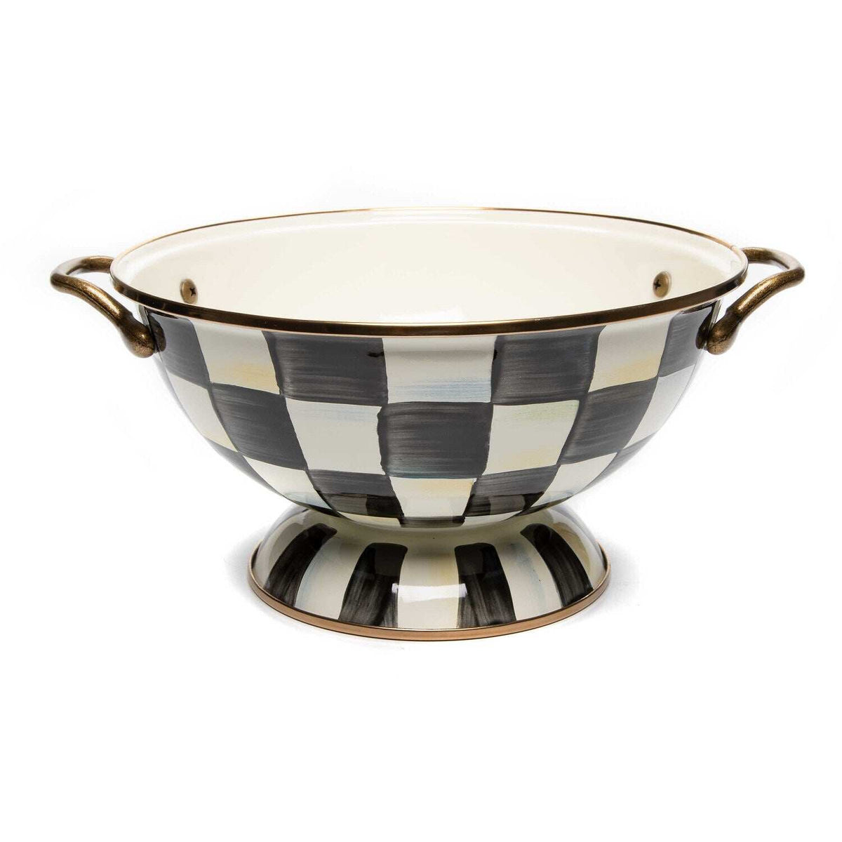 MacKenzie-Childs Courtly Check Enamel Almost Everything Bowl