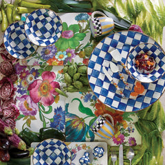 MacKenzie-Childs Royal Check Enamel Breakfast Bowl