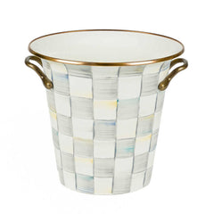 MacKenzie-Childs Sterling Check Enamel Wine Cooler