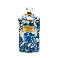 MacKenzie-Childs Royal English Garden Enamel Canisters